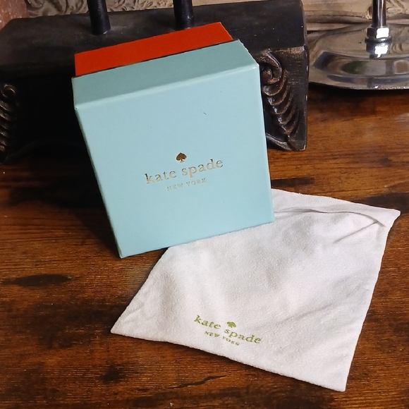 Kate Spade Teal and Orange Gift Box - Picture 1 of 4